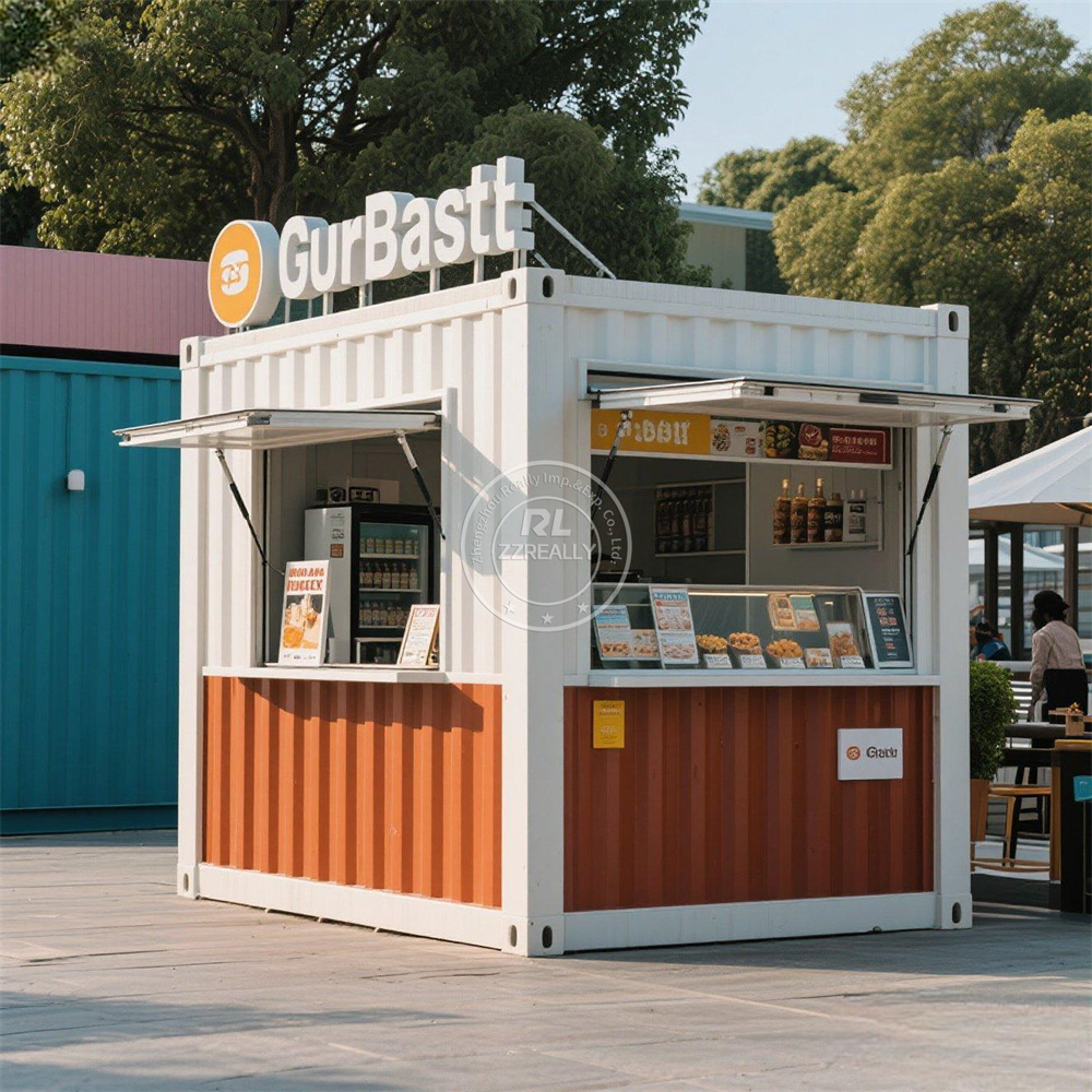 Equipment Of Coffee Shop - Geprefabriceerde mobiele containerbar Restaurant Koffiehuis Voedselkiosk