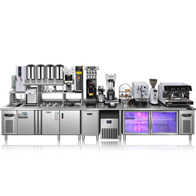 Coffee.Equipment Parts - Complete set apparatuur voor melktheezaak, inclusief