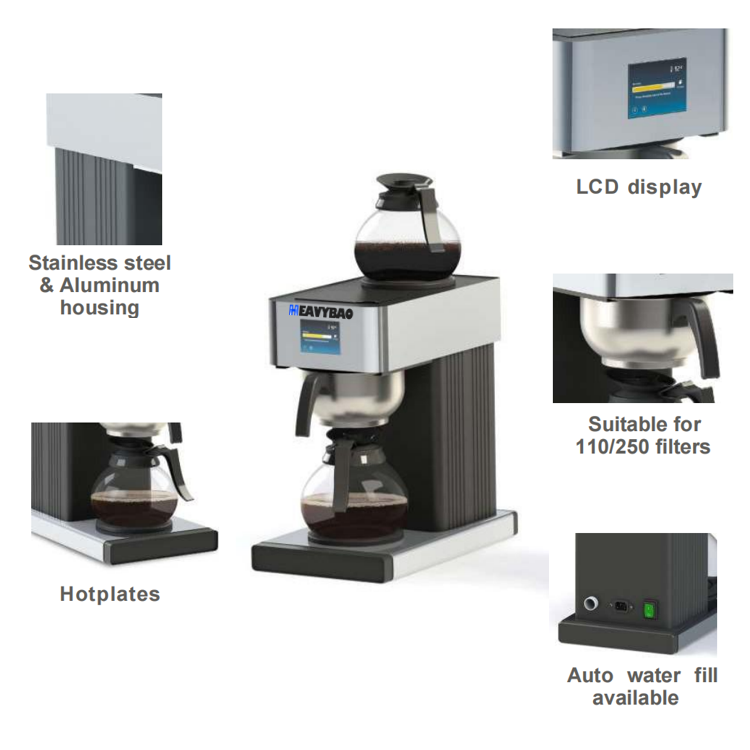 Heavybao Cateringapparatuur Ka - Coffee.Equipment Parts recensie en prijs