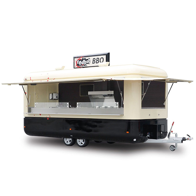 BBQ Concessie Trailer Volledig - Equipment Of Coffee Shop recensie en prijs