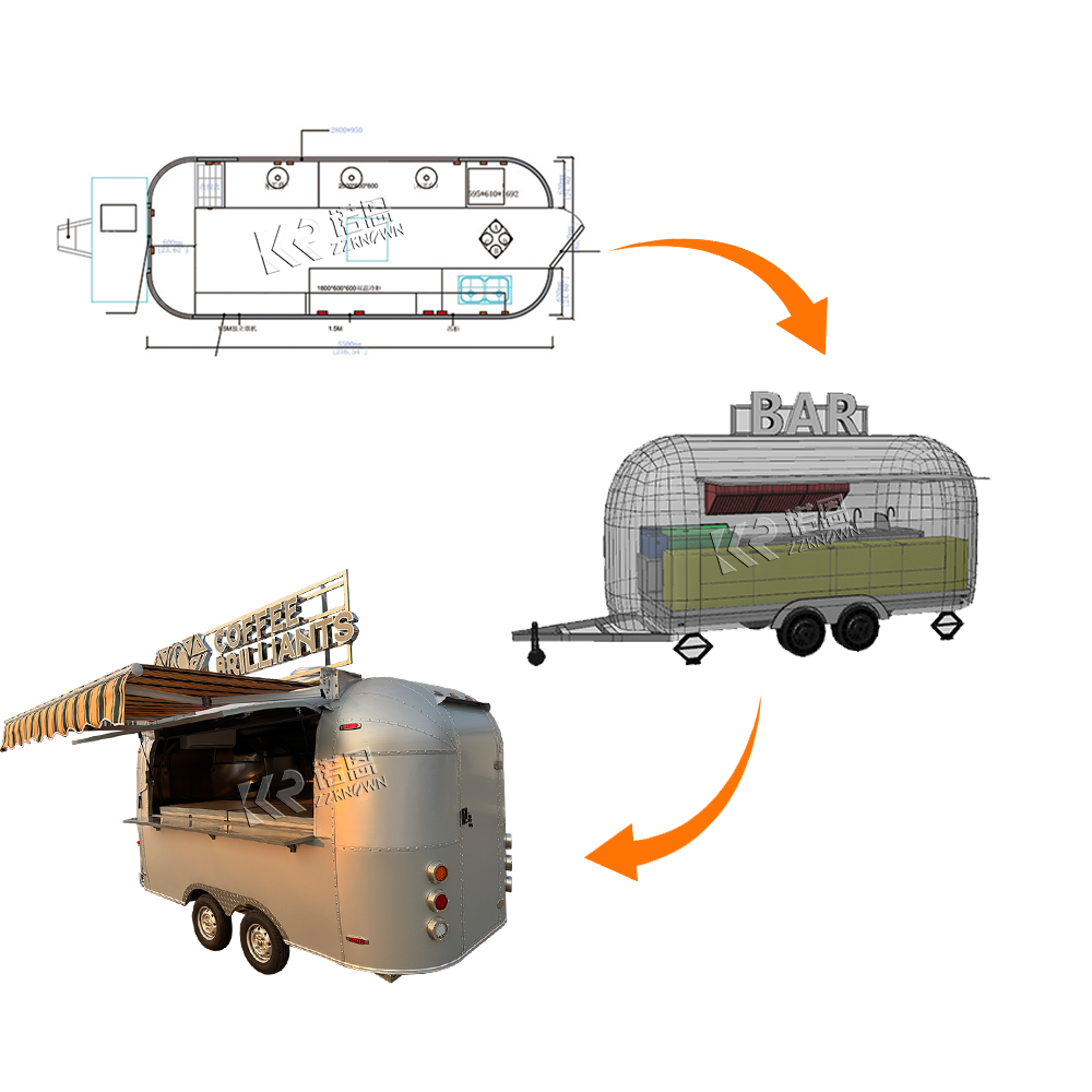 2026 Nieuw ontwerp mobiele foo - Equipment Of Coffee Shop recensie en prijs